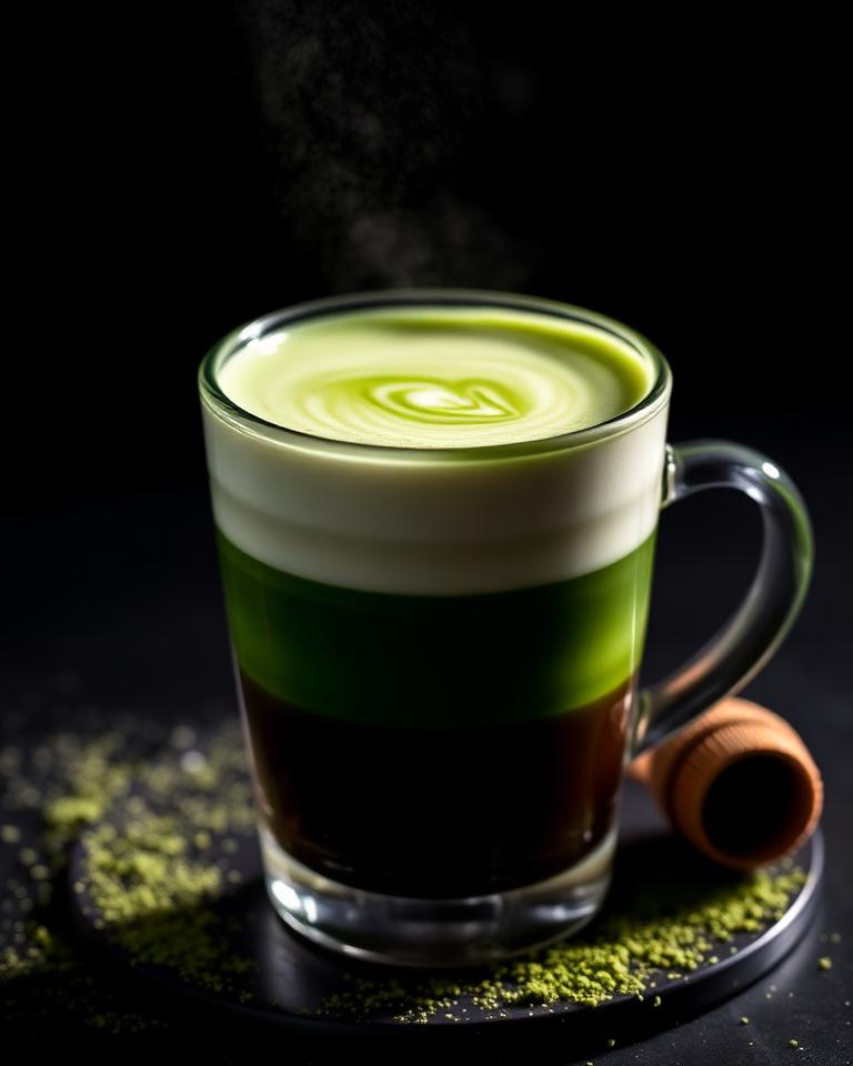Matcha Latte Premium com Baunilha