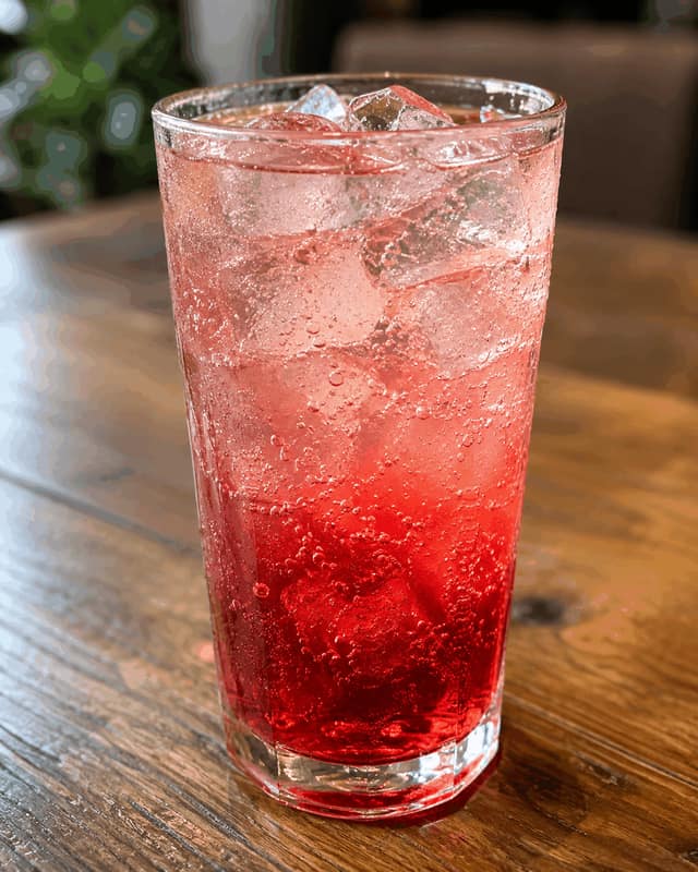 Soda Italiana de Frutas Vermelhas