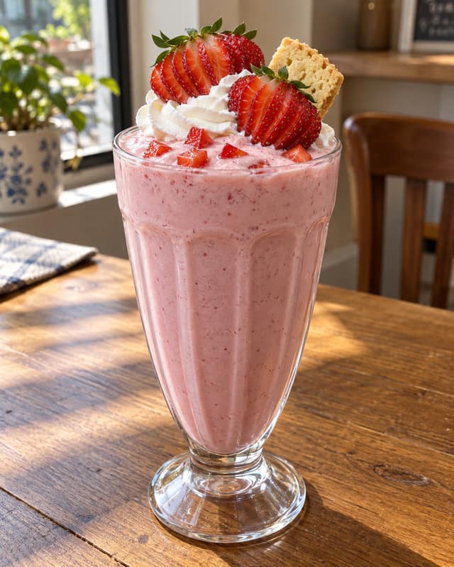 Milkshake de Fresa Cremoso