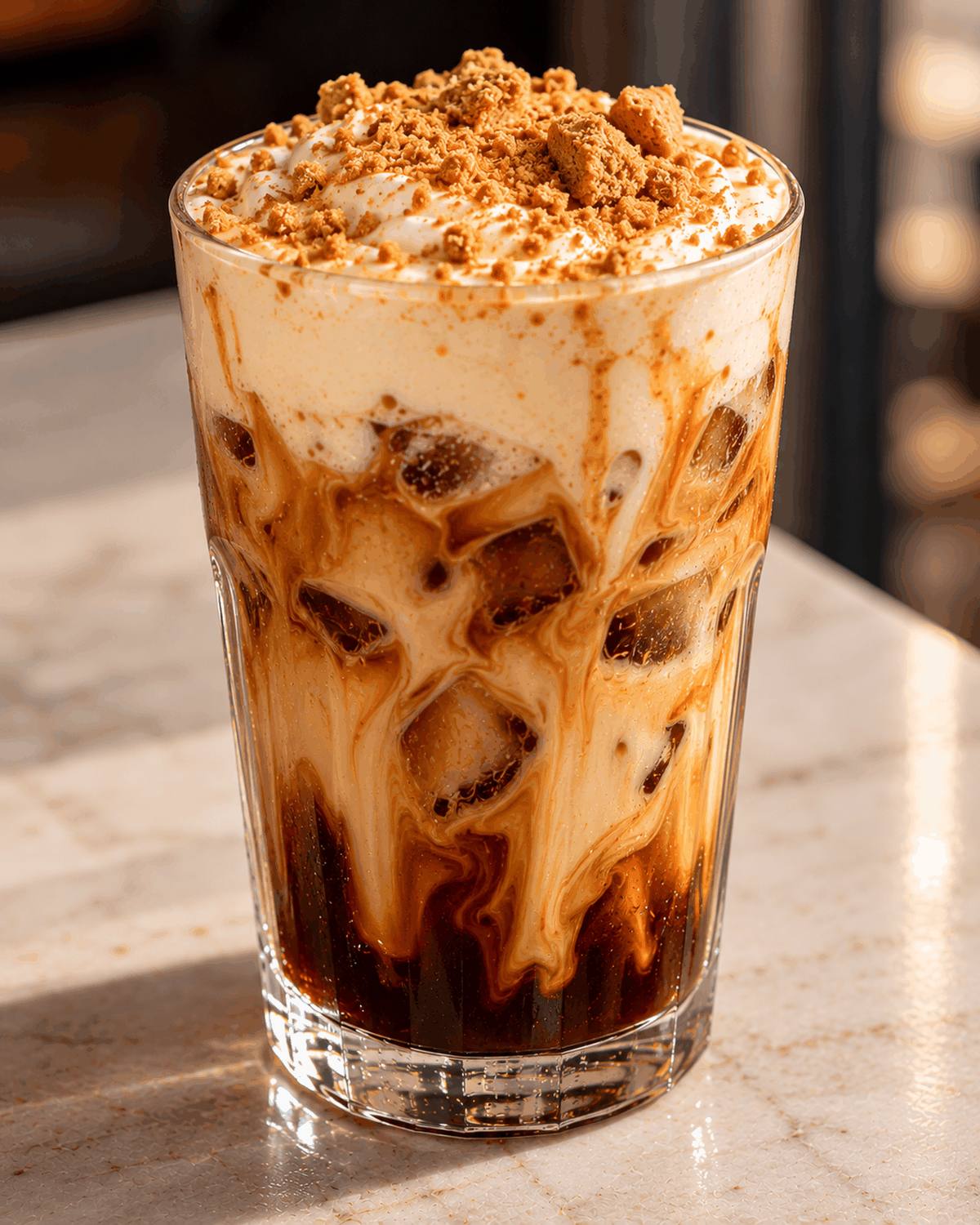 Iced Coffee à la Crème de Paçoca