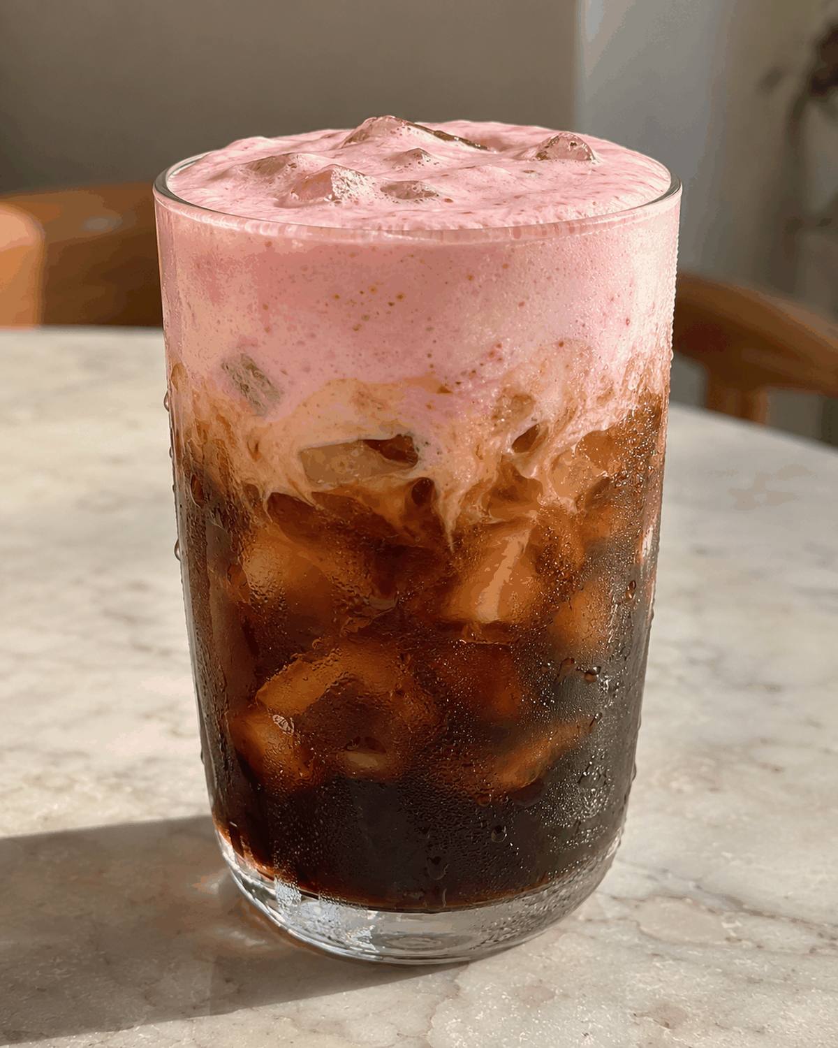 Espresso à la Cold Foam Fraise